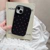 Phone Case for Huawei Honor 600 LIte 5G 50 Nova 10 7 9 SE P30 Pro Red Polka Dot Love Heart Silicone Plating Metal Lens Cover