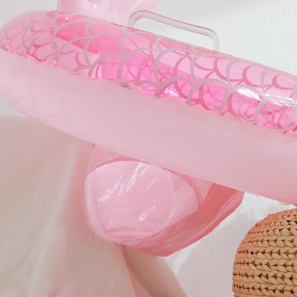 lulubelle Children's Swimming Pool Float, Mermaid Design, O-Shaped, Unisex, for Boys and Girls