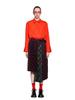 Greedius Mix Check Pleated Skirt