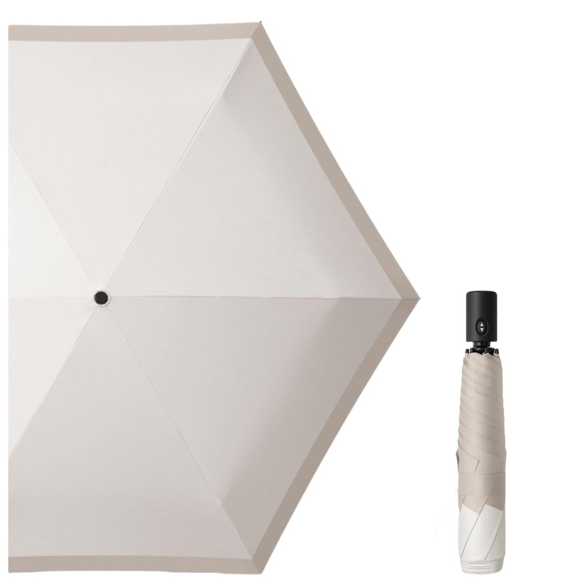 

210 г Складной зонт с автоматическим большим куполом Идеально подходит для солнца и легкого УФ-излучения для мужчин и женщин [ishly] Сверхлегкий Открытие/Закрытие, Размер, Дождь, 100%