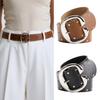 Double Row Rivets Studded Waist Belt PU Leather Waistband Punk Waiststrap Corset Belt for Women Girl Daily Outfit