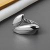 LATS Designer Gold Silver Colour Water Drop Ring Woman Europe America Jewelry Trendy Accessories Gift