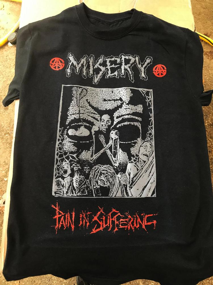 НОВЫЙ MISERY Подарок для фанатов Хлопковая черная футболка S-5XL EN720 Унисекс футболка S