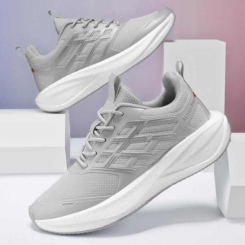 

Outdoor fly-woven mesh shoes summer new coconut men s shoes mesh sports casual shoes men s shoes 44 серый