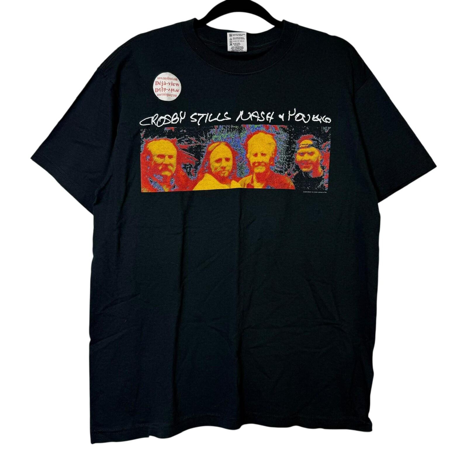 2000 Crosby, Stills, Nash & Young Tour T shirt Sz L (B2240) S