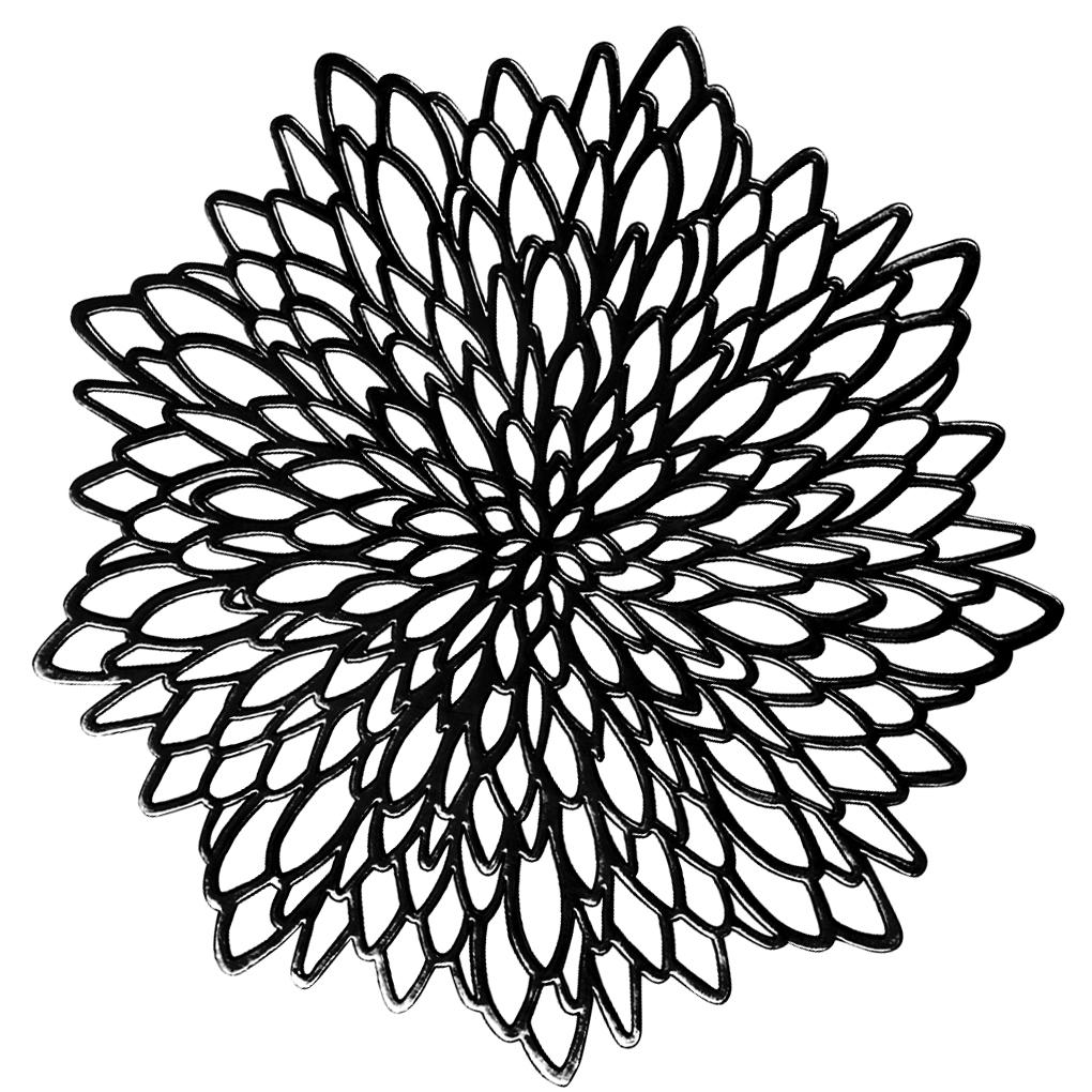 

6 шт. подставки под столовые приборы из ПВХ, полые подставки под тарелки, нескользящие, моющиеся, накладки на обеденный стол для дома и отеля