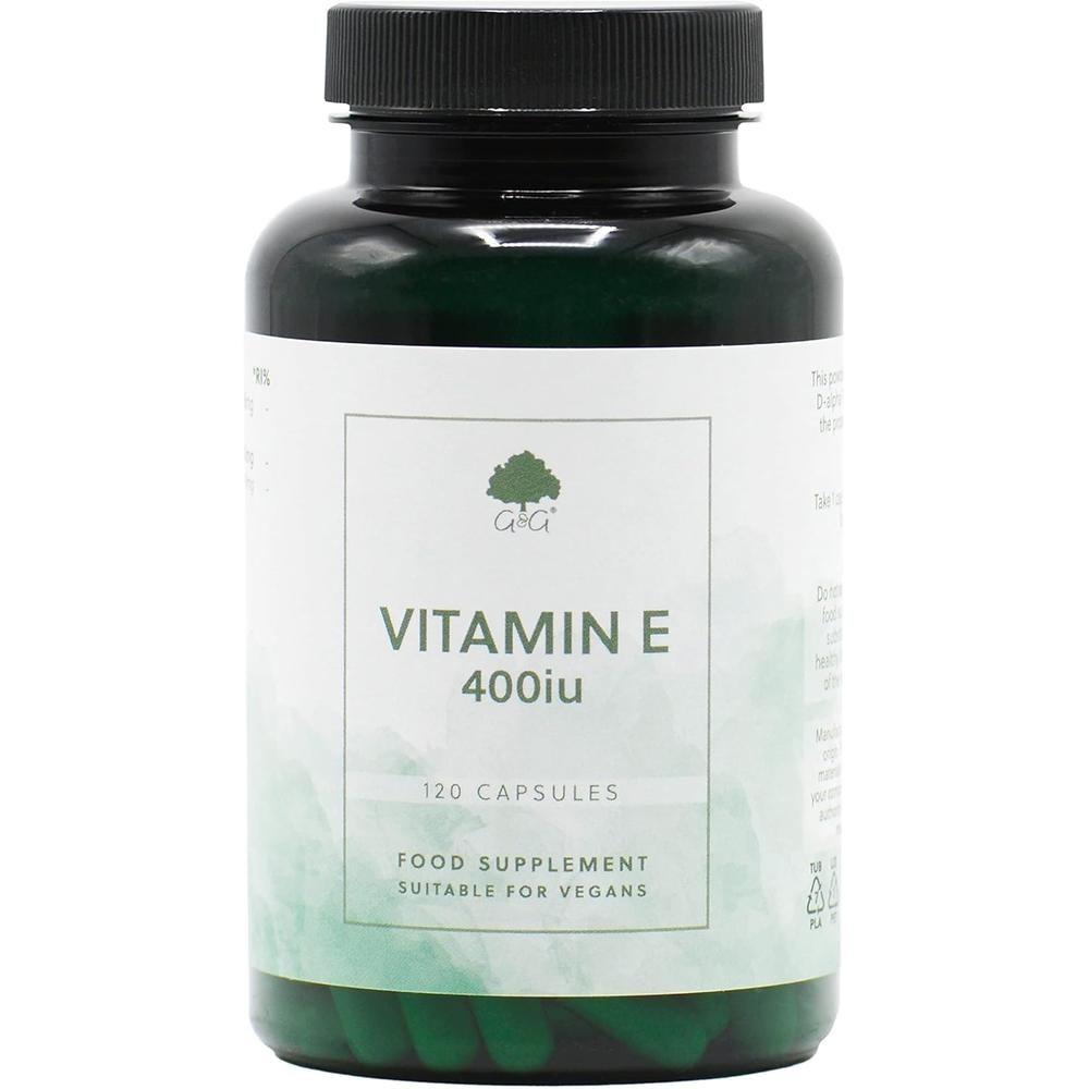Vitamins Vitamin Capsules G&G E 400iu G&G Vitamin Vitamin E Capsule 400iu 1 Pcs 120 Tablets