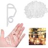 ABHU Christmas Light Clip Outdoor Gutter Hook  Outdoor Light Clip Holiday Light Clip For Decoration