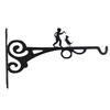 Wall Plant Hanger Metal Coated Wall-mounted Hook Rust-Proof Indoor Outdoor Bracket
