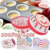 DIY Pastry Tools Liner Cake Paper Cups Cupcake Wrappers Santa Claus Christmas Muffin Cases