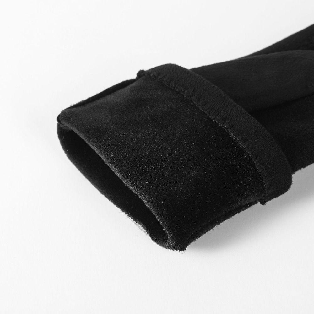 1Pair PU Touchscreen Gloves Touchscreen Windproof Gloves New Thermal Gloves  Winter Wear