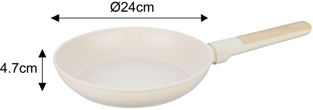 Komplet garnków z marmurkową powłoką nieprzywierającą 12-ele KLAUSBERG KB-7833