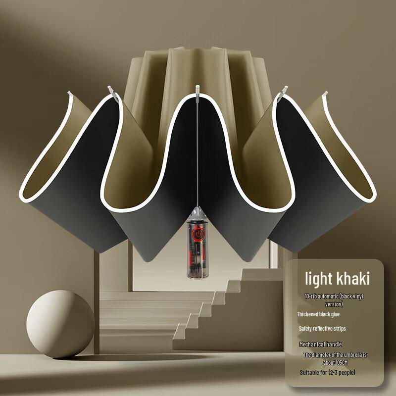 XuQing Automatic Reflective Reverse Folding Sun/Rain Umbrella