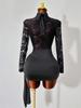 2025 Spring/Autumn Women's Lace Halter See-through Bodycon Dress