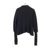 Y's No Color Jacket Black Series Ribbed Knit Sleeves Women Used