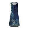 Summer Dresses For Women Beach Boho Sleeveless Printing Tshirt Tank Sundresses