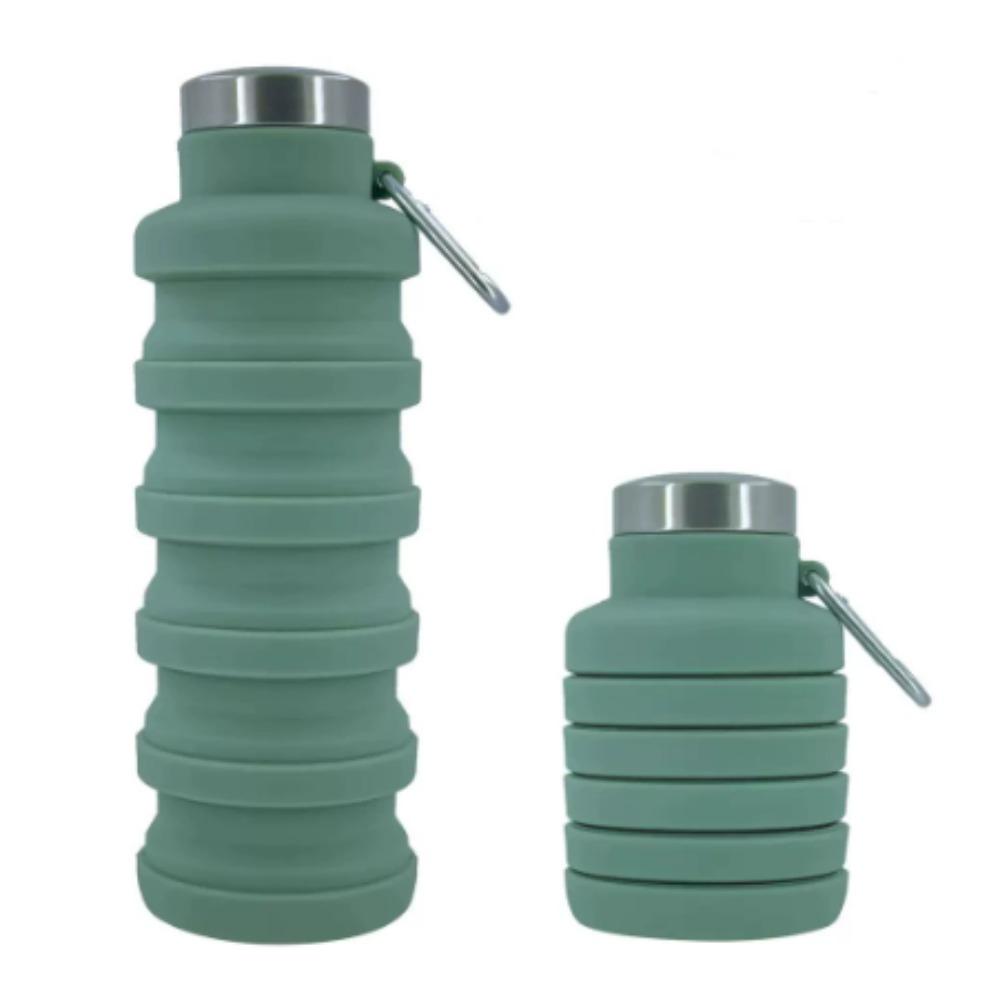 Portable Silicone Water Bottle Retractable Folding Coffee Bottle Cups E Outdoor Travel Tools Collapsible Sport Bottles