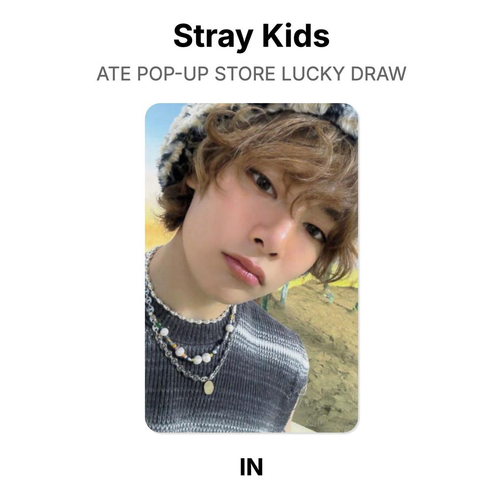 Stray Kids ATE POP-UP STORE LUCKY DRAW Official Photocard