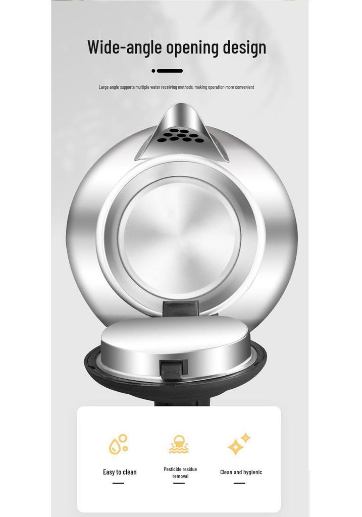 Electric Stainless Steel Insulated Kettle for Home, Dorm, and Hotel Use