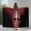Horror Junji Ito Tomie Kawakami Ghost Flannel Blanket,Ultra Soft Warm Plush Throw for Home Bedroom Bed Sofa Cover Camping Picnic