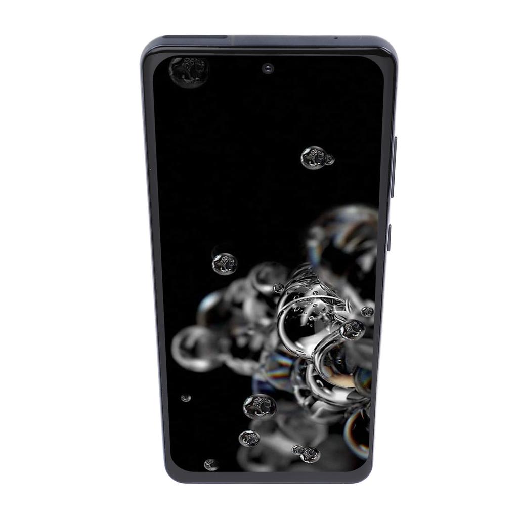 6.9 Inch LCD Screen Replacement for Galaxy S20 Ultra Phone LCD Digitizer Assembly with Frame Repair