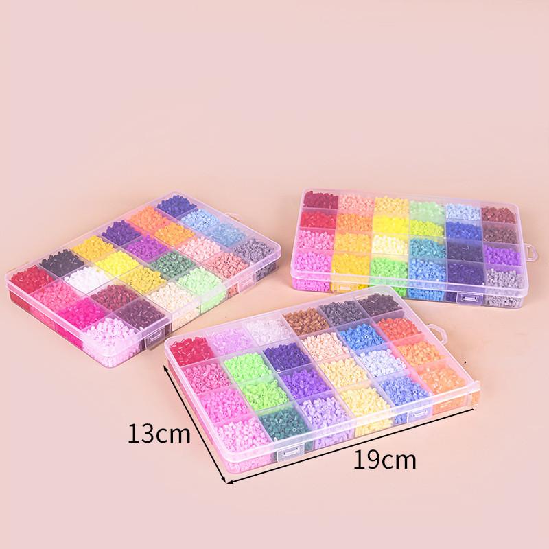 Perler 2.6mm Fuse Beads Refill: 24, 48, or 72 Colors - Boxed Jigsaw Puzzle for Adults