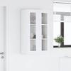 Wall Mounted Cabinet with Storage White 60 X 31 X 100 Cm Engineered Wood