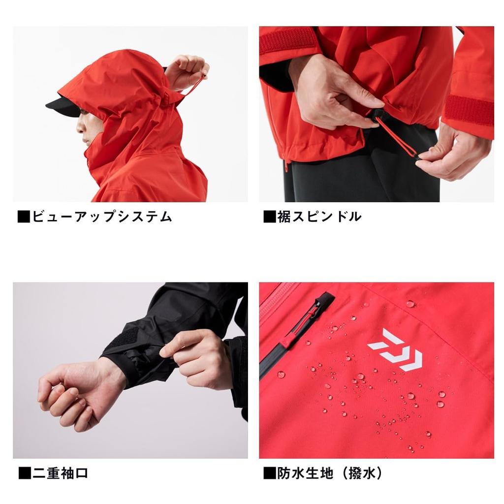Daiwa Rain Jacket 25DR-3625J Red WM