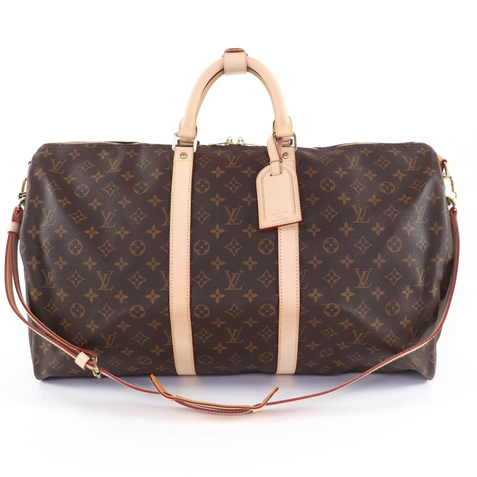 

Чудова дорожня сумка LOUIS VUITTON Keepol Bandriere 55 Канва Monogram M41414 Вживана