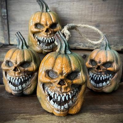 PumpkinStatue, Halloween PumpkinFreak Layout Props, Halloween Garden, PumpkinFreak Statue, Decoration, Art Prop