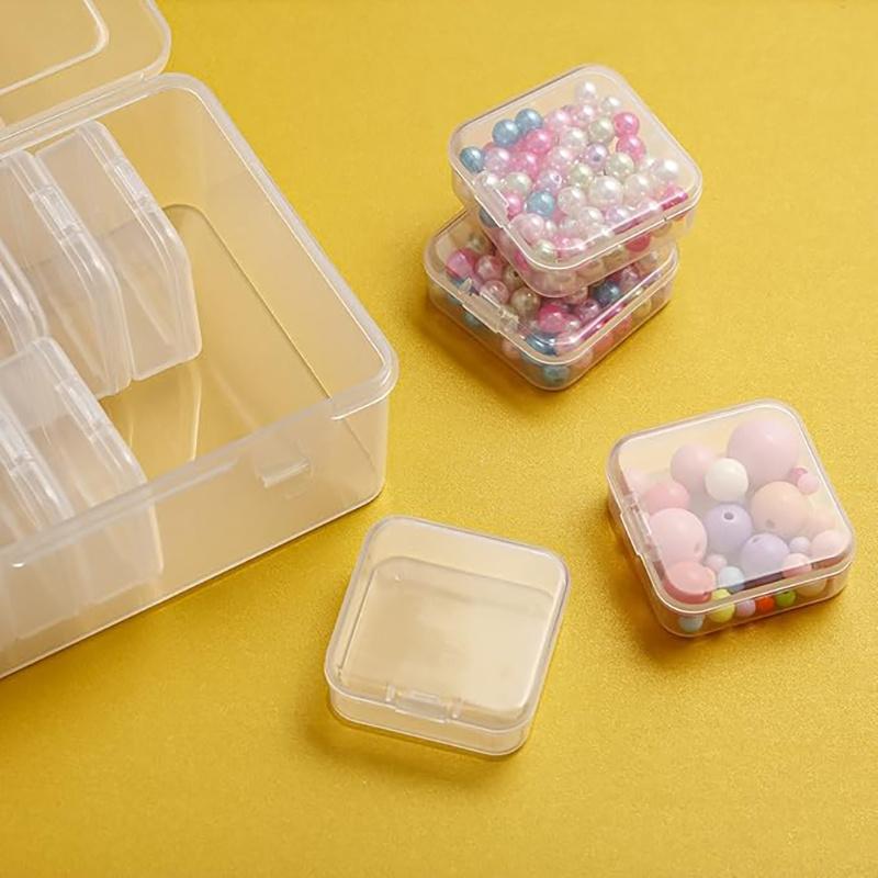31pcs 1 Large Box + 30 Small Boxes Transparent Plastic Storage Box with Small Storage Containers - Bead Storage Container Box