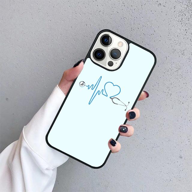 Cute Cartoon Medicine Nurse Doctor Phone Case Cover For iPhone 17 Air 15 16 Pro Max 14 13 12 11 Pro Max Plus
