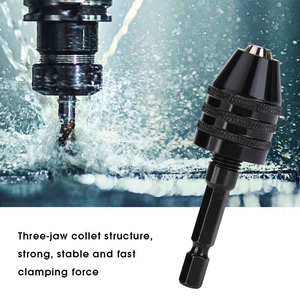 6.5mm Hex Shank Electric Screwdriver Drill Chuck Adapter Quick Change Converter(H01455)