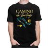 Custom Mens Buen Camino De Santiago T Shirts Short Sleeves Cotton Tshirts Tshirt Leisure Tee Loose Fit Clothes