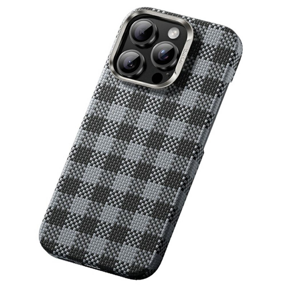 BENKS C1 For iPhone 16 Pro Case Aramid Fiber Grid Weave Phone Cover Compatible with MagSafe