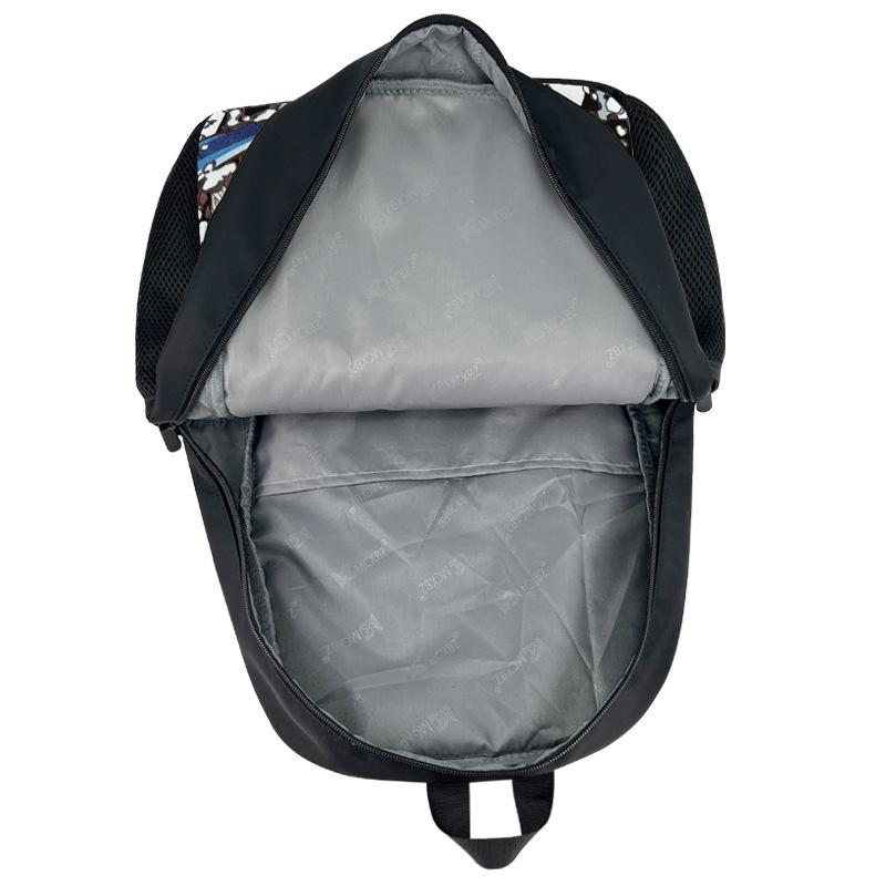 Anime School Bag Set 3 Piece, Wear-Resistant Waterproof Large Capacity Backpack Crossbody Bag Pencil Case, Kids Bookbag