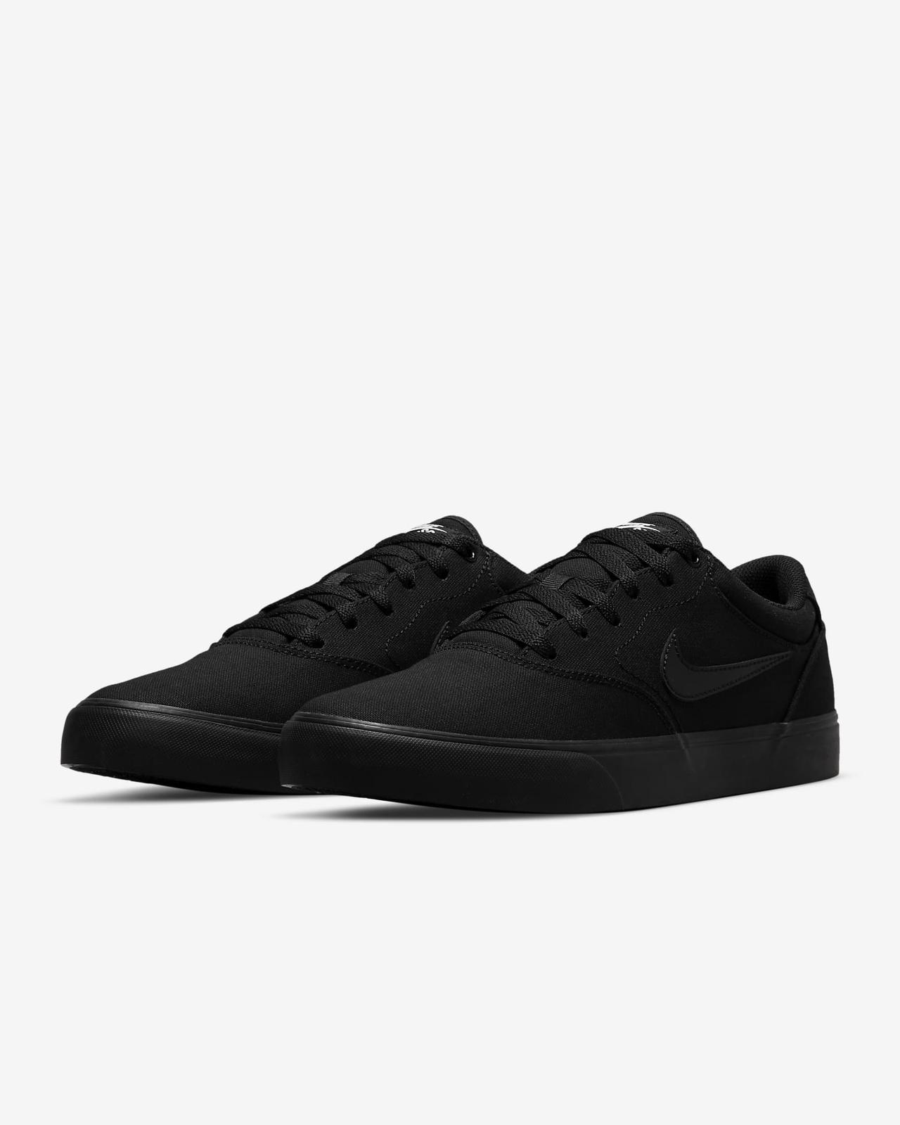 DM3494-002 Nike SB Chron 2 Canvas Тройной черный (Мужской) 7