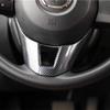 Car Styling Steering Wheel Button Frame Panel Cover Trim Moldings  ABS Stickers  For Mazda  CX-5 2013-2014