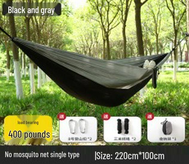 Quick Open Mosquito Net Hammock for Outdoor Camping - Single or Double Person, Anti-Rollover Design with Nisi Fabric.