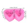 Silicone Rose Heart Silicone Mold Non Stick Soap Mold New Flower Embossing Mold  Resin Craft