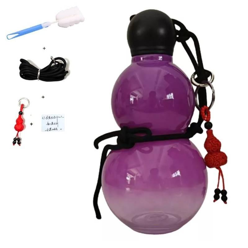 

Water Gourd Sports Bottle Chinese God Ordained Man Black Myth Wukong Gift Game фиолетовый