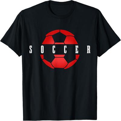 Soccer Player Ball Men Boys Girls Soccer T-Shirt