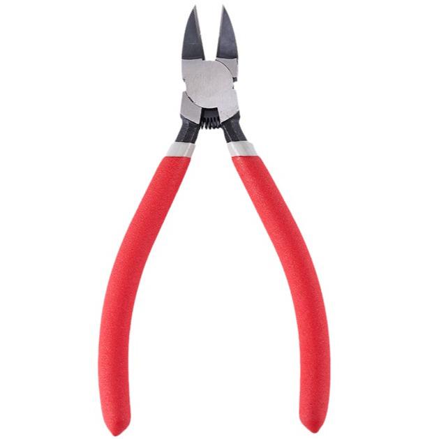 Key Brand 6" Stainless Steel Oblique Nozzle Pliers for Plastic Parts and Gundam Models