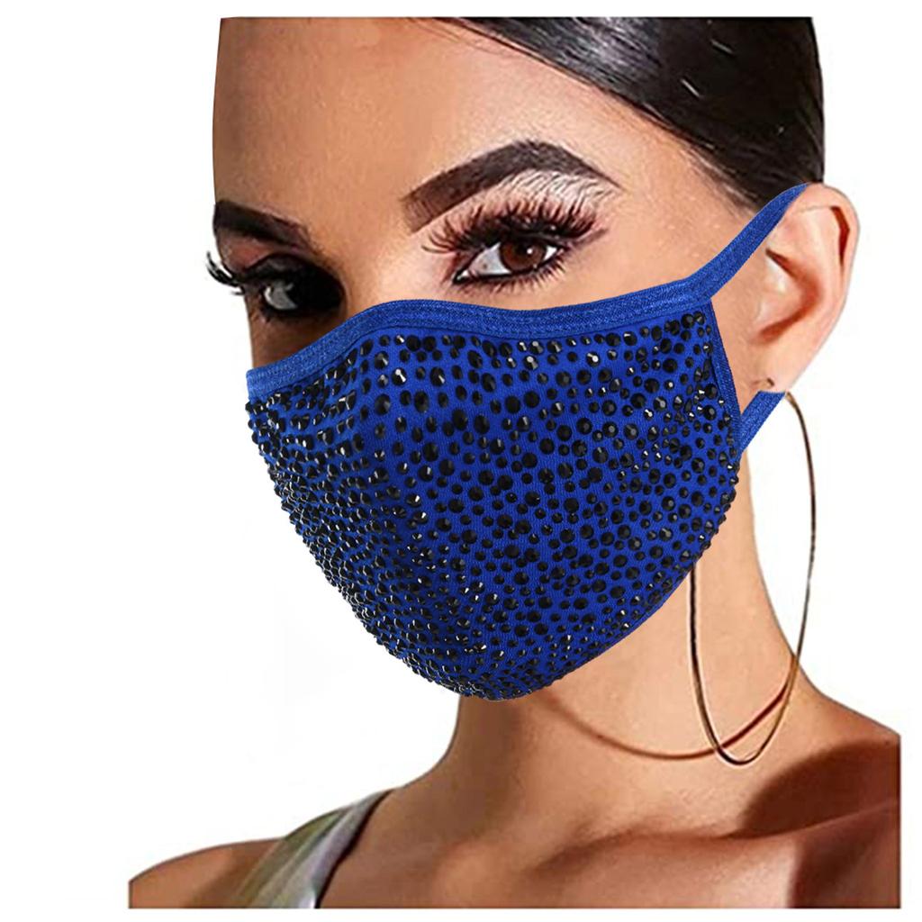 Adult Fashion Reusable Windproof Fog Haze Mask Diamond Mask for Women