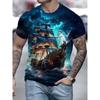 Men'S Sailing Boat Print T-Shirt 3D Casual Sports Tee Comfortable and relaxing Tops Kids Tshirt Men's Shirts Women Y2k t-shirts