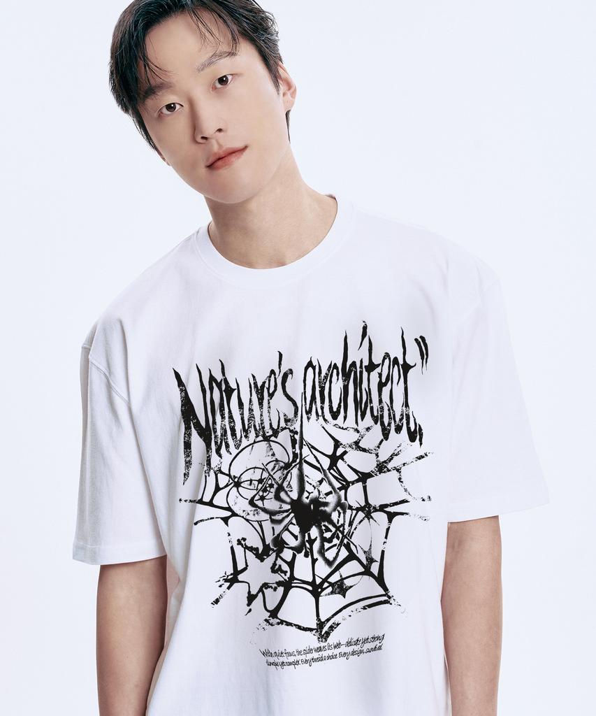 WILDROCK Wild Spiderweb Pigment Oversized Short Sleeve T-Shirt_7 Col