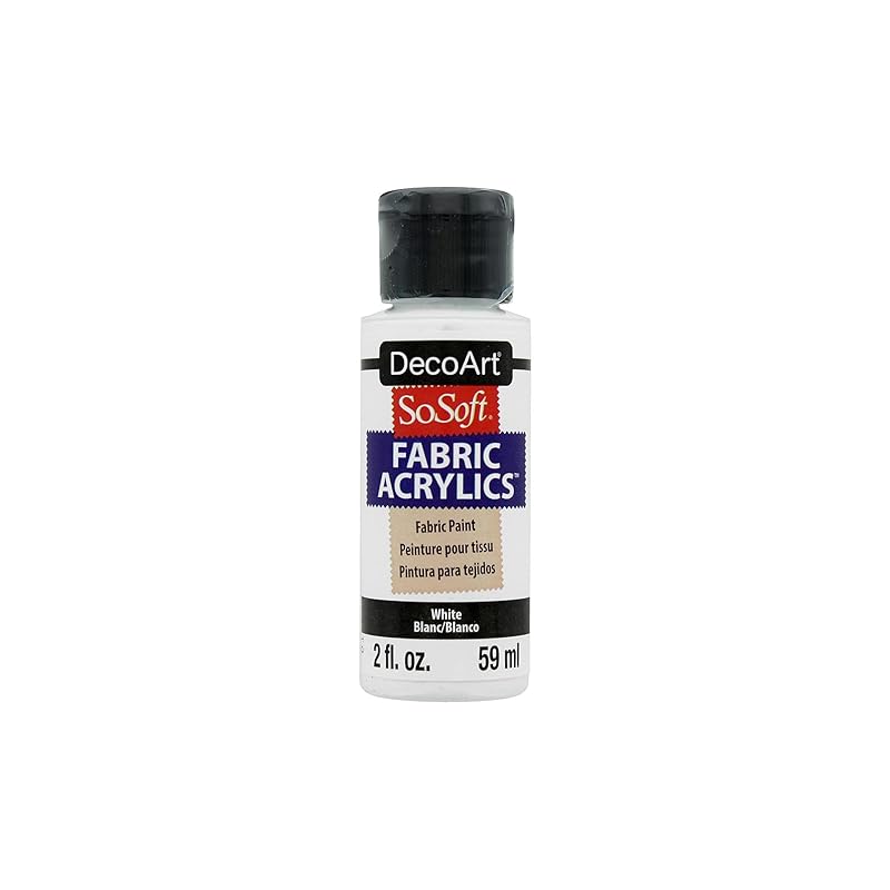 

DecoArt deco art Fabric paint Sosoft 59ml DSS01 white 12860001