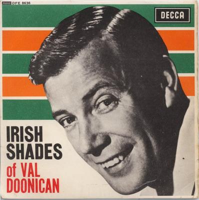 7inch Record VAL DOONICAN - Irish Shades Of Val Doonican DFE8636 DECCA 1965 UK Pop Used