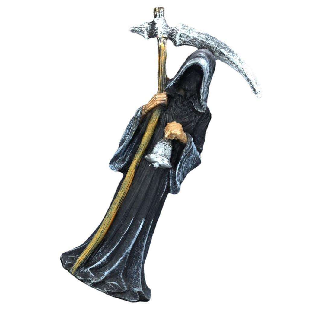 Death God Statue Gothic Decors Resins Craft Indoor and Outdoor Garden Desktop Sculpture Ornament For Halloween Party