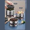 Stainless Steel Container Airtight Coffee Canister for The Kitchen Coffee Ground Grains Jar for Tea Coffee Sugar Storage